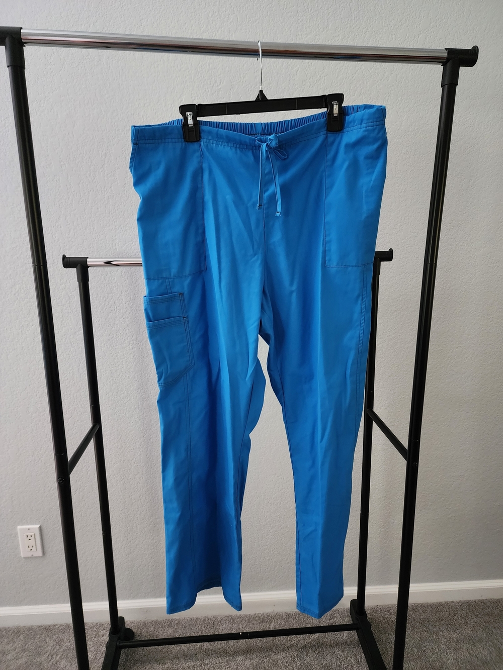 Scrubstar Bright Blue Cargo Scrub Pants
